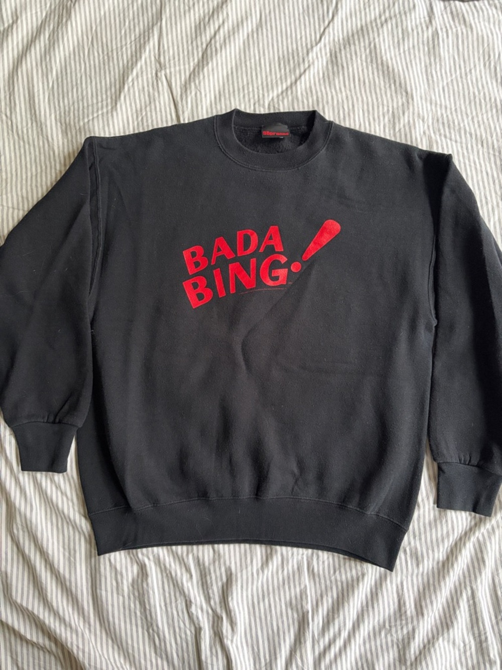 The Sopranos “Bada Bing!” Black Crewneck Sweatshirt